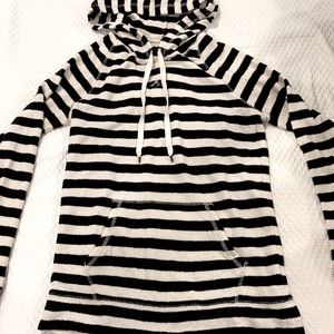 J.Crew Pullover Hoodie Striped Size Small